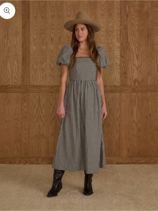 Rylee + Cru Dresses & Skirts - Ladies Chiara Dress | Black Gingham | Rylee & Cru